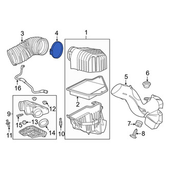 Dodge OE - Engine Air Duct Clamp