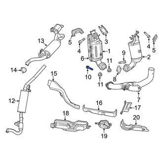 Dodge OE - Exhaust Bolt