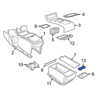 Dodge OE - Console Mat