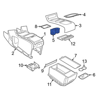Dodge OE - Front Console Mat