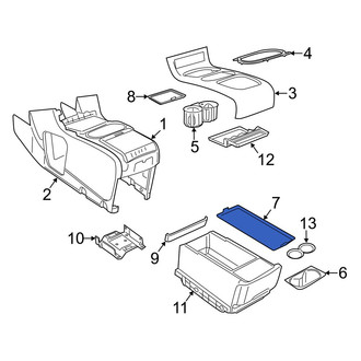 Dodge OE - Front Console Mat