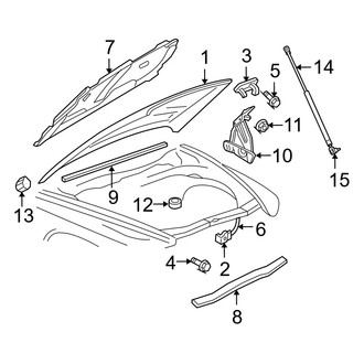 Dodge OE - Hood & Grille - Hood & Components