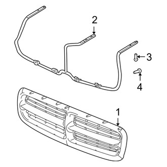 Dodge OE - Hood & Grille - Grille & Components