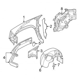 2006 Dodge Dakota OEM Fenders - Front, Rear, Inner | CARiD