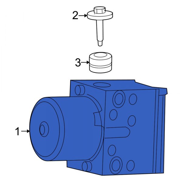 Dodge OE 5175410AB ABS Control Module
