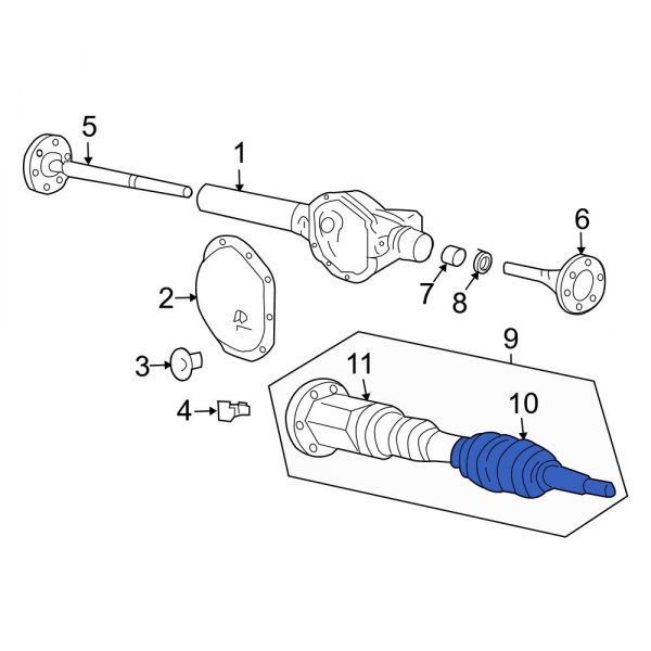 CV Axle Assembly