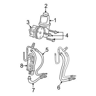 Dodge OE - Steering Gear & Linkage - Pump & Hoses