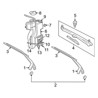 Dodge OE - Windshield - Wiper & Washer Components
