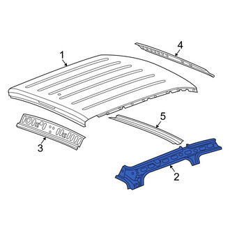 Dodge OE - Right Inner Roof Side Rail