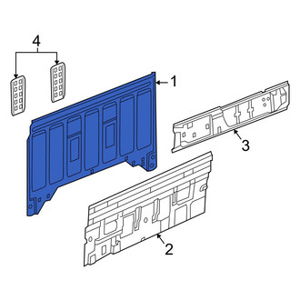 Dodge OE - Rear Truck Cab Back Panel