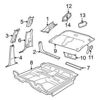 Dodge OE - Cab - Interior Trim (Quad Cab)
