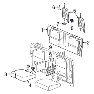 Dodge OE - Floor Jack Nut