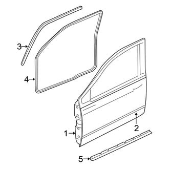 Dodge OE - Front Door - Door & Components