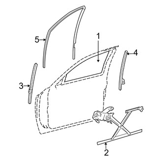 Dodge OE - Front Door - Glass & Hardware