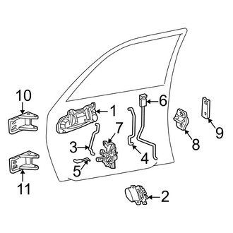 Dodge OE - Front Door - Lock & Hardware