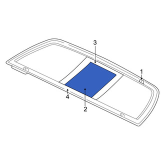 Dodge OE - Rear Back Glass