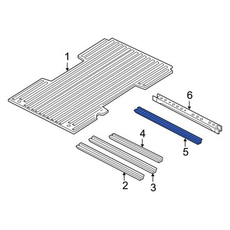 Dodge OE - Rear Floor Sill