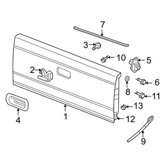 Dodge OE - Pick Up Box - Tail Gate