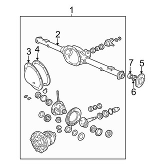 Dodge OE - Rear Suspension - Axle & Differential (9.25 Axle)