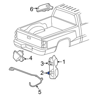 Dodge OE - Rear Cornering Light Socket