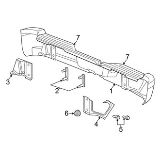 Dodge OE - Rear Bumper - Bumper & Components