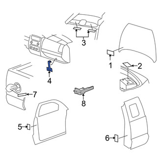 Dodge OE - Air Bag Information Label