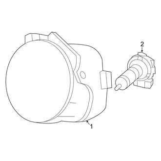Dodge OE - Front Lamps - Fog Lamps