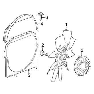 Dodge OE - Cooling Fan (3.7L)