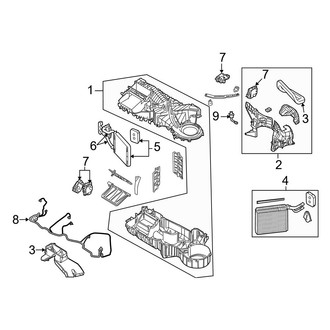 Dodge OE - Air Conditioner & Heater - Evaporator & Heater Components
