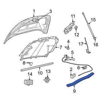 Dodge OE - Front Hood Seal