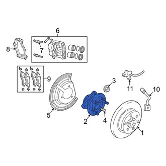 Dodge OE - Front Wheel Bearing and Hub Assembly