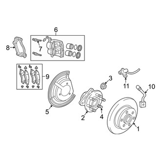 Dodge OE - Front Suspension - Brake Components
