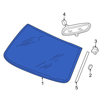 Dodge OE - Front Windshield