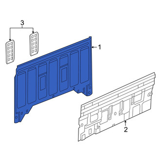 Dodge OE - Rear Truck Cab Back Panel