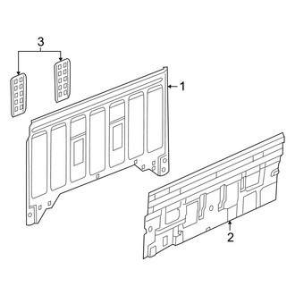 Dodge OE - Cab - Back Panel (Big Horn / Laramie / ST / TRX4 Extended Cab)