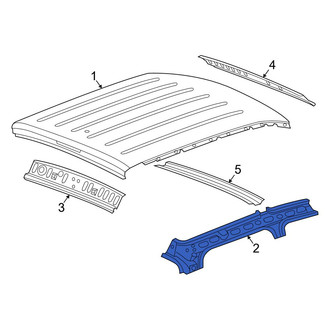 Dodge OE - Left Roof Side Rail