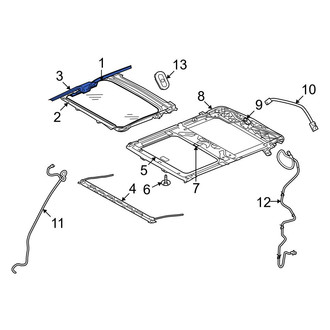 Dodge OE - Sunroof Deflector