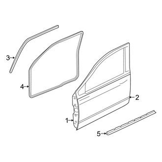 Dodge OE - Front Door - Door & Components