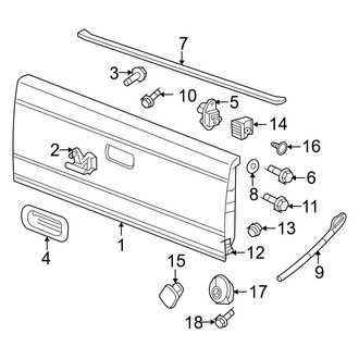 Dodge OE - Pick Up Box - Tail Gate