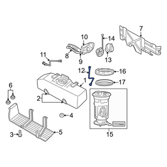 Dodge OE - Rear Evaporative Emissions System Lines