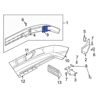 Dodge OE - Front Outer Bumper Face Bar Bracket