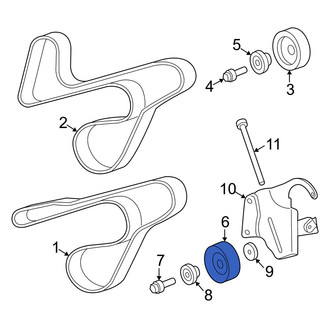 Dodge OE - Accessory Drive Belt Idler Pulley