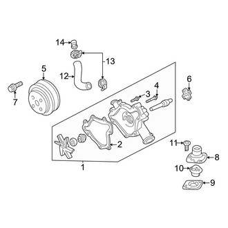 Dodge OE - Cooling - Water Pump