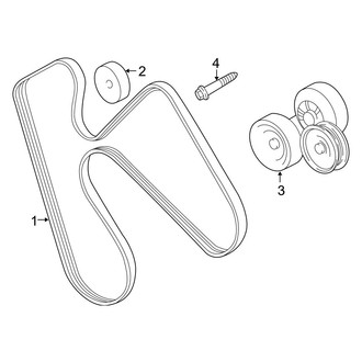 Dodge OE - Cooling - Belts & Pulleys (4.7L)