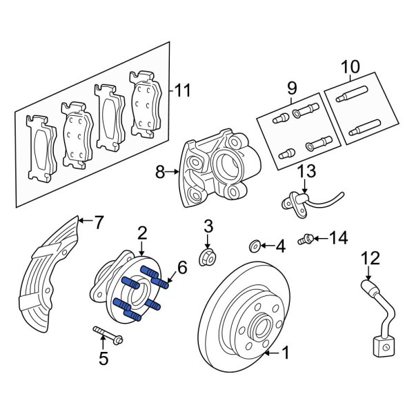 Wheel Lug Stud