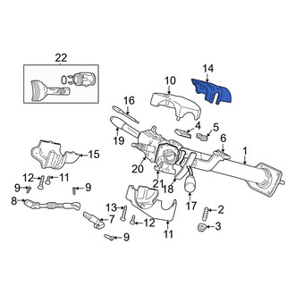 Dodge OE - Upper Steering Column Cover