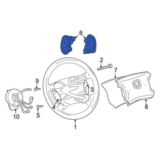 Dodge OE - Left Steering Wheel Radio Controls