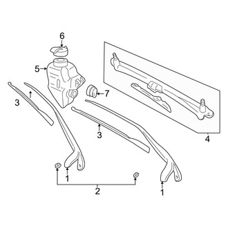 Dodge OE - Windshield - Wiper & Washer Components