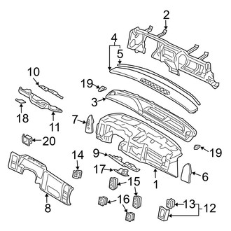Dodge OE - Instrument Panel (Automatic Tr)