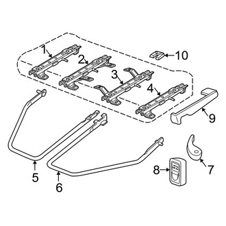 Dodge OE - Seats & Tracks - Tracks & Components (Bucket Seat)